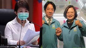 蔡英文、賴清德、盧秀燕／翻攝自蔡英文臉書、中市府提供