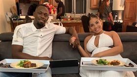 ▲Usain Bolt與「女友」Bennett。（圖／翻攝自IG）