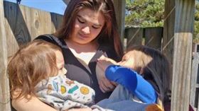 ▲羅拉與她的小孩。（圖／翻攝自IG）