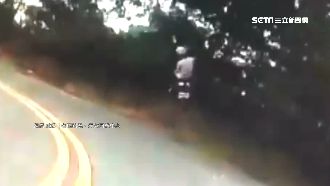 獨／過彎炫技壓車　男才帥1秒就消失