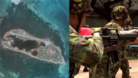 在東沙、南沙當兵是啥感覺？過來人曝超爽待遇：年存60萬（組合圖／翻攝自Google Map、資料照）