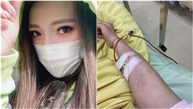 小甜甜,住院,腎發炎,手術。翻攝自IG