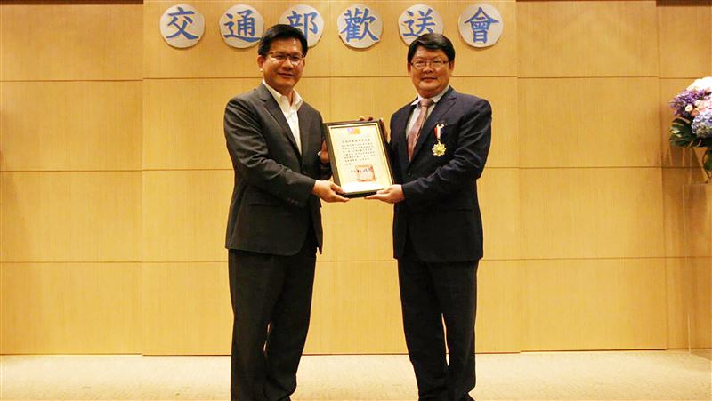 交通部歡送會　交通次長更上層樓