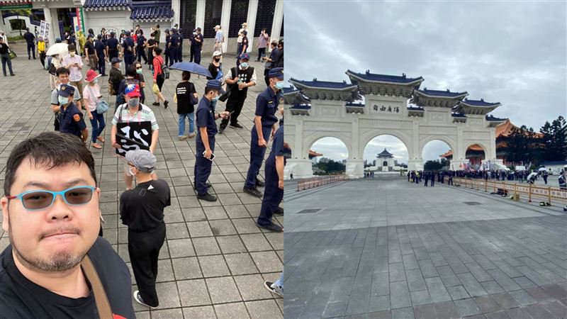 網紅直擊520典禮　警察比抗議人多
