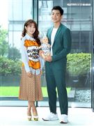 郭書瑤、禾浩辰出席「未來媽媽」卡司發布記者會。（記者邱榮吉/攝影）