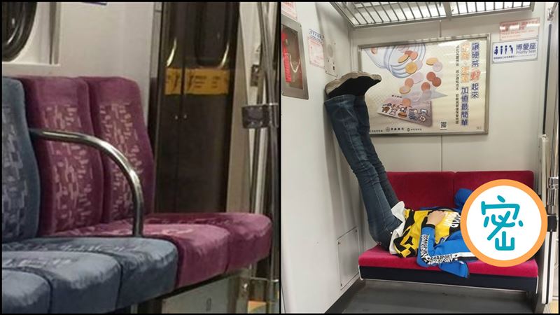 女搭火車「抬腿伸展」...網看傻眼