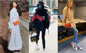 楊冪、舒淇、徐若瑄和李聖經都在背的VALENTINO 「SuperVee」小V包。（圖／翻攝自IG）