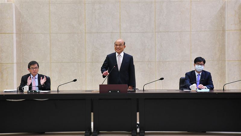 蘇揆期勉新內閣：不要有呆人、呆事