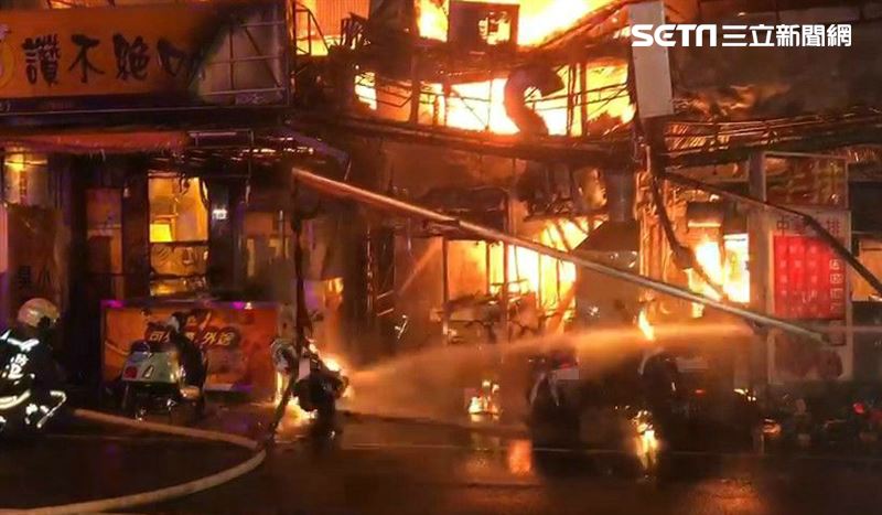 台中中華路夜市大火　警逮1縱火男子