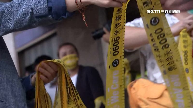罷韓團體北上發黃絲帶　號召北漂族！