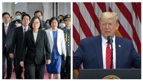 蔡英文，川普（組合圖／資料圖）