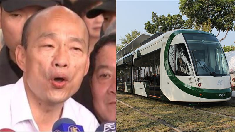 收割？讓輕軌空轉1年⋯韓國瑜今視察