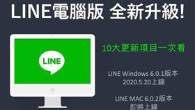 圖／line提供，電腦版改版
