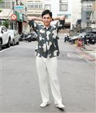 陸正希三立新聞網專訪。（記者邱榮吉/攝影）