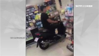 當自己家？少年「騎機車」進超商繞圈