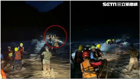 豪雨狂炸溪水暴漲！屏東4人受困山區　驚險搜救畫面曝光