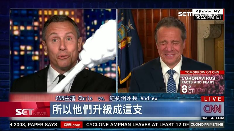紐約州長快篩武肺　主播弟直播鬥嘴鼓