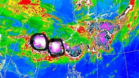 2顆「豪雨製造機」發威（圖／翻攝自賈新興臉書）