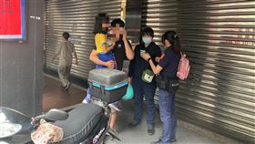 基隆女童夢遊離家（圖／基隆市警察局第一分局提供）