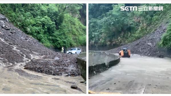 暴雨土石流！南投往仁愛力行道路路斷