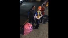 新北市，中和，清潔隊，垃圾車，頭巾，五字經，髒話