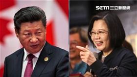 中國國家主席習近平、總統蔡英文（組合圖／資料照）