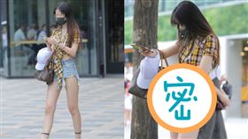 遇長腿正妹想搭訕…網：照片瘋狂放大（圖／翻攝自爆廢公社臉書）