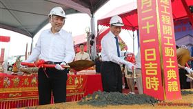華固建設新莊廠辦建案工程動土，侯友宜稱讚華固搶商機也做社會公益（圖／新北市政府）