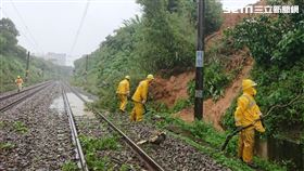 土石流,台鐵,新豐,竹北,豪雨　台鐵提供