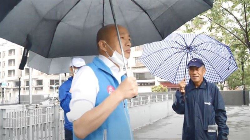北高雄暴雨淹水　韓國瑜自豪：退水快