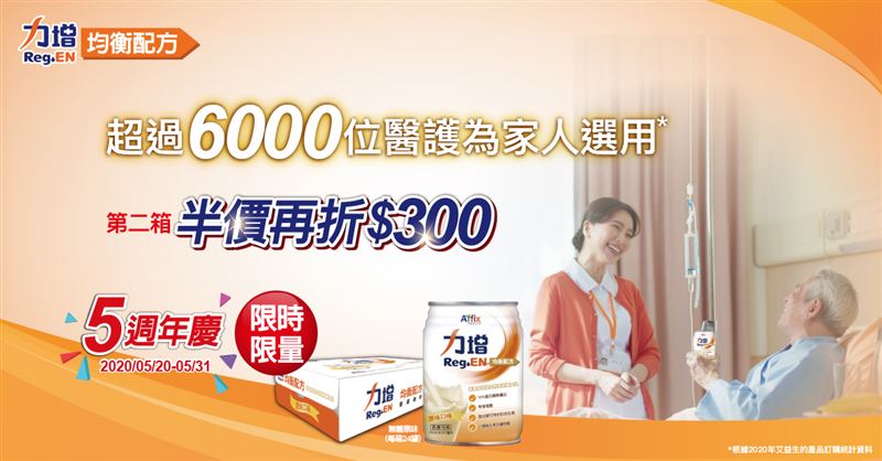 力增飲在台灣上市五周年！