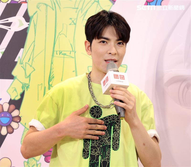蕭敬騰分享UNIQLO正能量服裝心法。（記者邱榮吉/攝影）
