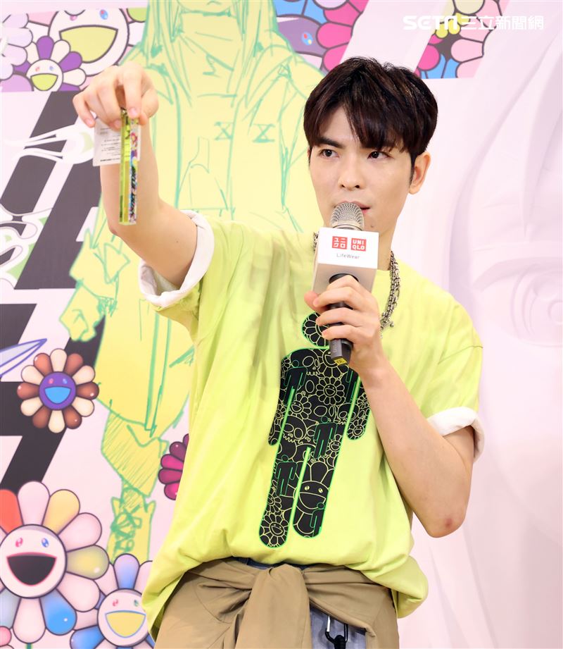 蕭敬騰分享UNIQLO正能量服裝心法。（記者邱榮吉/攝影）