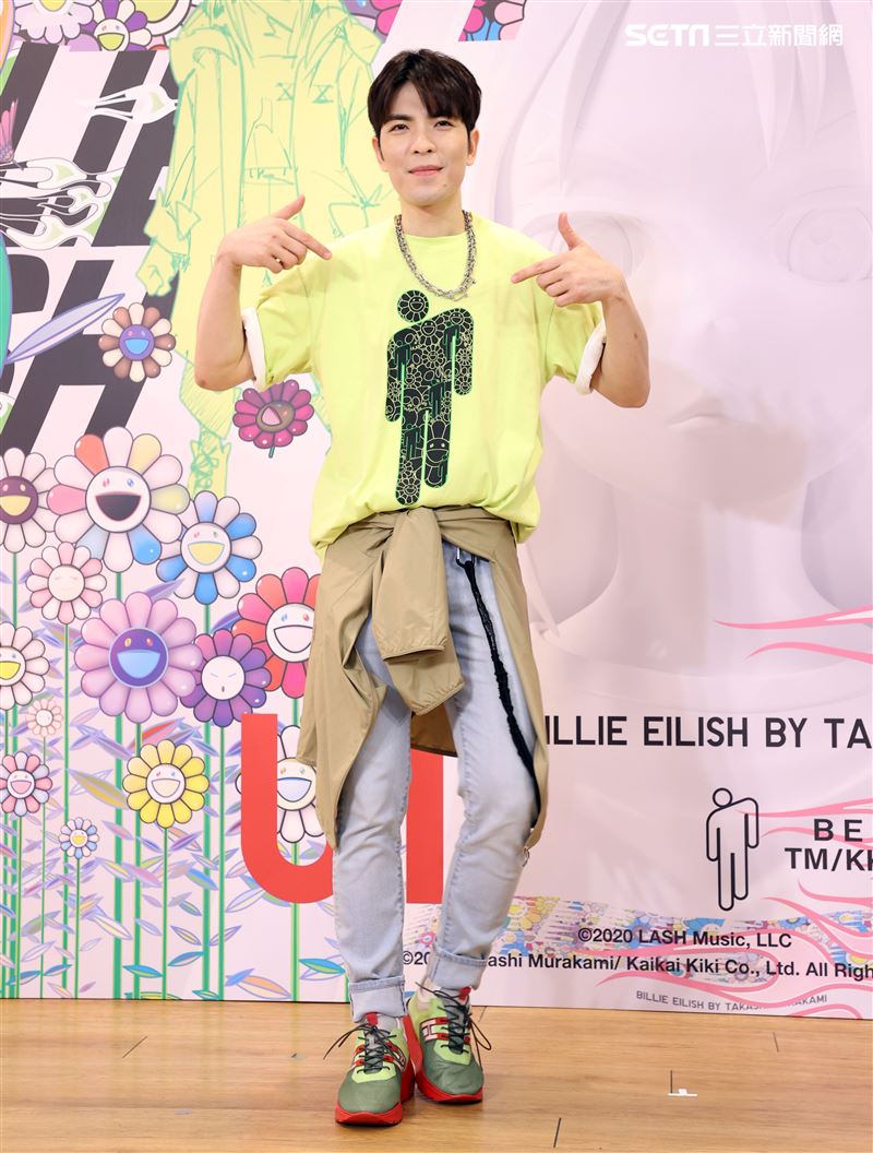 蕭敬騰分享UNIQLO正能量服裝心法。（記者邱榮吉/攝影）