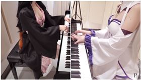 氣質妹「爆乳彈鋼琴」吸92萬人狂點！網曝收益：高過醫生（圖／翻攝自Pan Piano YouTube）