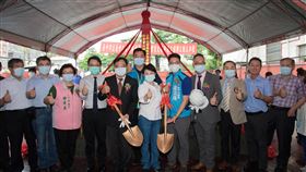 盧秀燕出席台中高工新實習大樓開工典禮台中高工新實習大樓新建工程22日舉行開工動土典禮，市長盧秀燕（前左6）等人出席，盼大樓落成後，提供學子安全且完善的實習空間。（台中市政府提供）中央社記者郝雪卿傳真　109年5月22日