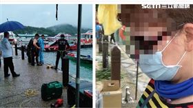 日月潭搜ˋ就　落水女子母親（圖／翻攝畫面）