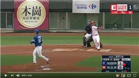 ▲曾陶鎔炸裂本季第6轟。（圖／翻攝自Eleven Sports TAIWAN）