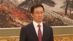 中共19屆政治局常委韓正（1）中共19大專題中共第19屆中央委員會25日舉行第一次全體會議（一中全會）新選出7名中央政治局常委，圖為新任常委韓正。中央社記者吳家昇攝  106年10月25日