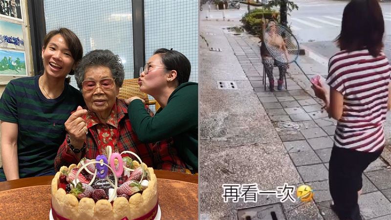 羽球／化身教練！戴資穎指導奶奶打球
