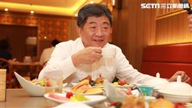 陳時中屏東福華飯店吃早餐。（圖／疾管署提供）