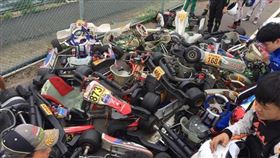 台中麗寶卡丁車車禍(圖/翻攝自ANDY老爹臉書)