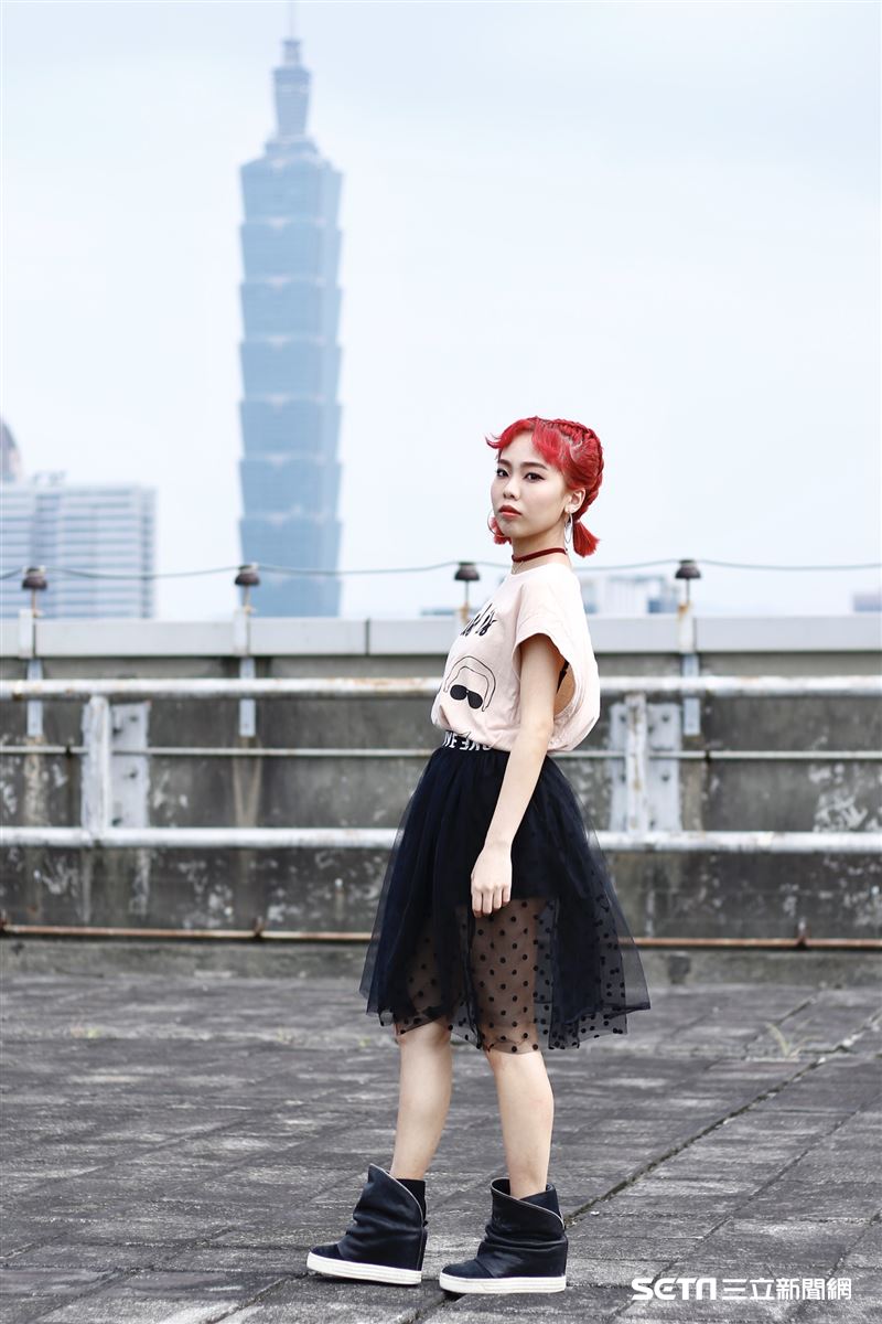 Allyson接受三立新聞網專訪。（圖／記者林聖凱攝影）