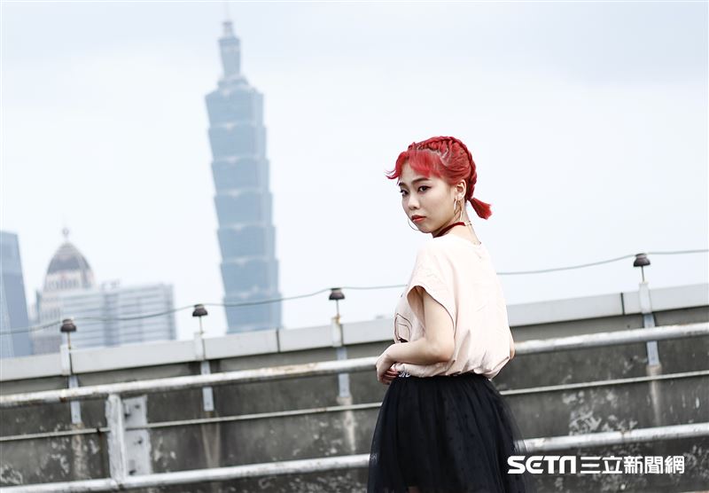 Allyson接受三立新聞網專訪。（圖／記者林聖凱攝影）