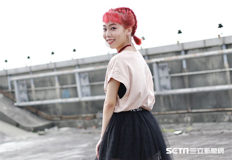 Allyson接受三立新聞網專訪。（圖／記者林聖凱攝影）