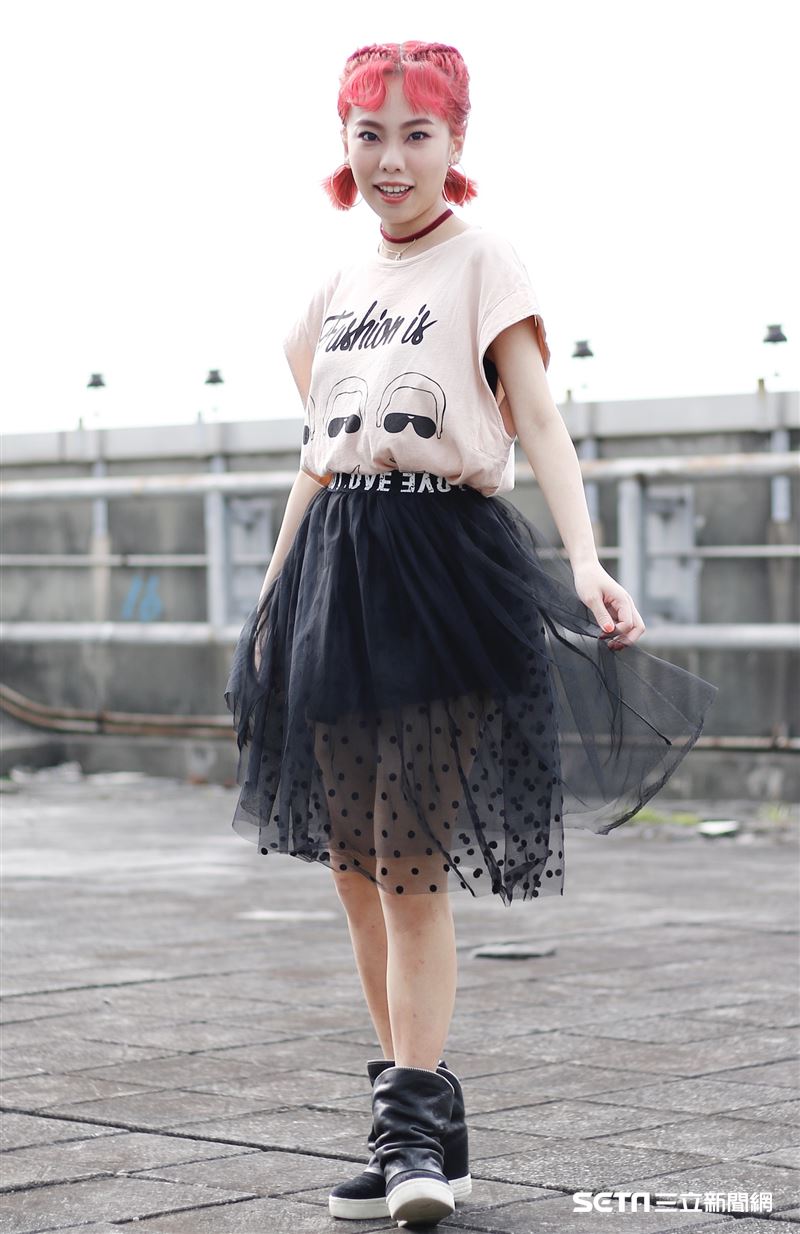 Allyson接受三立新聞網專訪。（圖／記者林聖凱攝影）