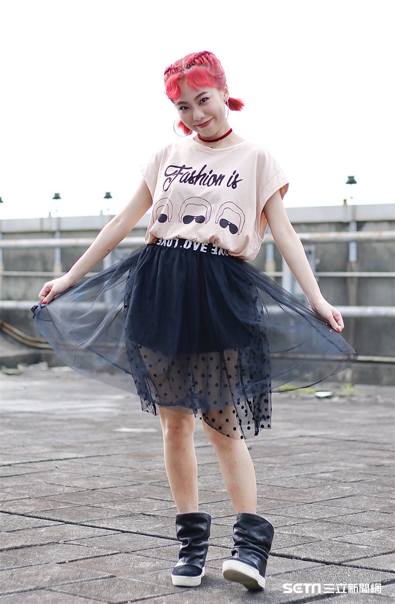 Allyson接受三立新聞網專訪。（圖／記者林聖凱攝影）