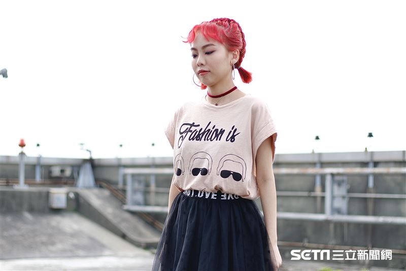 Allyson接受三立新聞網專訪。（圖／記者林聖凱攝影）