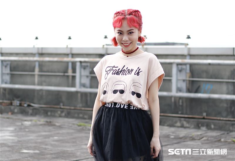 Allyson接受三立新聞網專訪。（圖／記者林聖凱攝影）