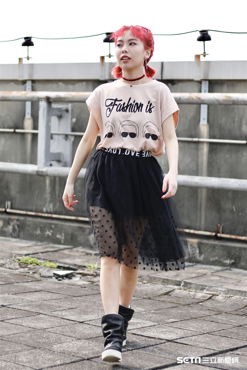 Allyson接受三立新聞網專訪。（圖／記者林聖凱攝影）